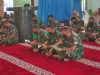 Prajurit Yonmarhanlan IV Laksanakan Do’a Bersama Setelah Dua Prajurit Marinir Gugur Dimedan Tugas