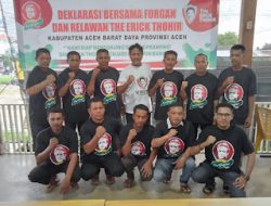ForGan dan The Erick Thohir Gelar Deklarasi di Aceh Barat Daya, Dukung Ganjar-Erick Capres-Cawapres 2024