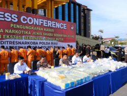 Sejarah Baru Keberhasilan Polda Riau Ungkap Kasus Narkoba,Amankan 203 KG Sabu dan 404.491 Butir Ekstasi,