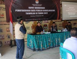 KPU Kabupaten Sumenep Melaksanakan Rakor Pemutakhiran Data Pemilih Berkelanjutan