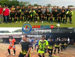 PemKab Gelar Turnamen Sepakbola Antar Kecamatan Dalam Rangka Peringati Hari Jadi Kabupaten Tulungagung Ke 817 Distadion Rejoagung