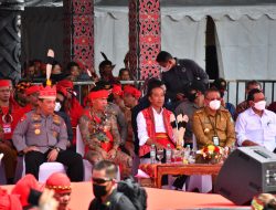 Komandan Lantamal XII Hadiri Kunjungan Kerja Presiden RI Ke Kota Pontianak Kalimantan Barat