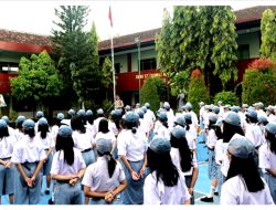 Polres Tulungagung Gelar Police Goes to School, Wakapolres Berikan Wawasan Kebangsaan Ke Siswa