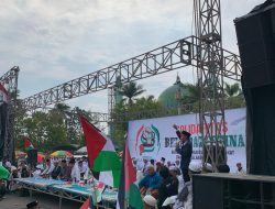 Peduli Kemanusiaan, Presma IAIN Madura Kerahkan Ribuan Mahasiswa untuk Aksi Bela Palestina di Alun-alun Pamekasan
